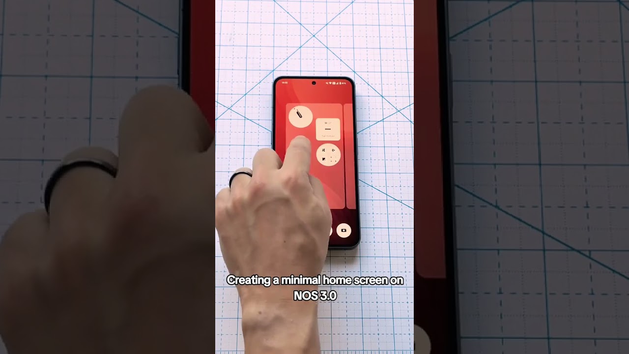 Creating a minimal home screen on NOS 3 0