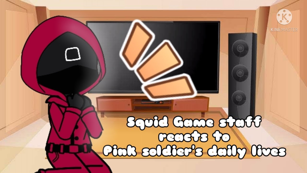 Squid Game staff reacts to Pink Soldier's daily lives
