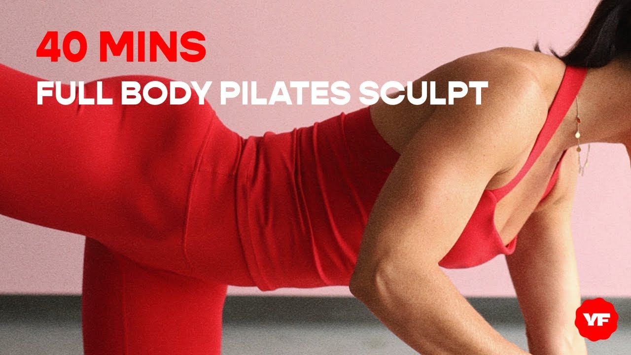 40-Minute Full Body Pilates Sculpt | Dumbbells + Mat | Strength & Tone Workout