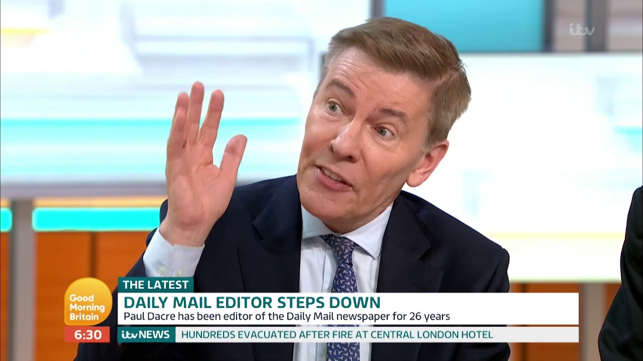 Daily Mail Editor Steps Down | Good Morning Britain