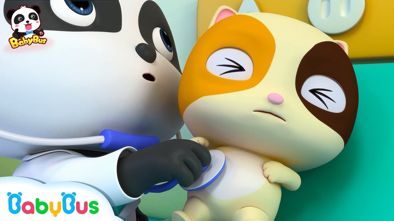 Здоровые осмотры детского котенка | Панда Доктор | Ролевые игры для детей | BabyBus