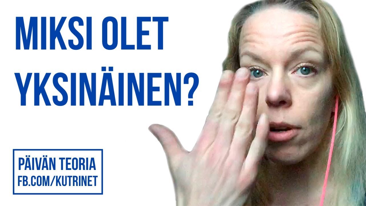 Yksinäisyys - mitä sille voi tehdä?
