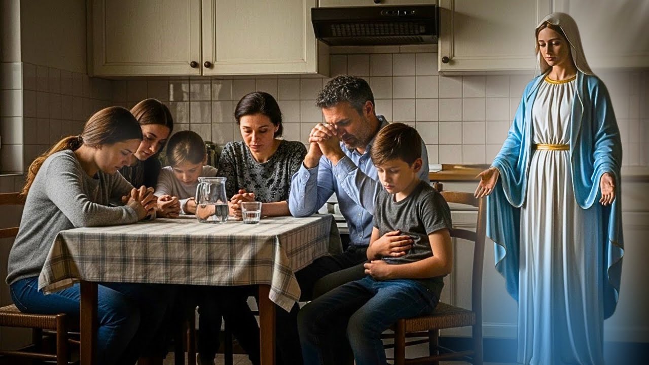 La Vierge Marie surgit devant une famille qui n'a rien mangé depuis 3 jours... et le miracle...