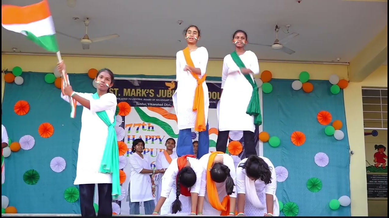 Soulful Patriotic Classical Dance | A Tribute to the Nation@STMARKSJUBILEESCHOOL #dance #patriotism 