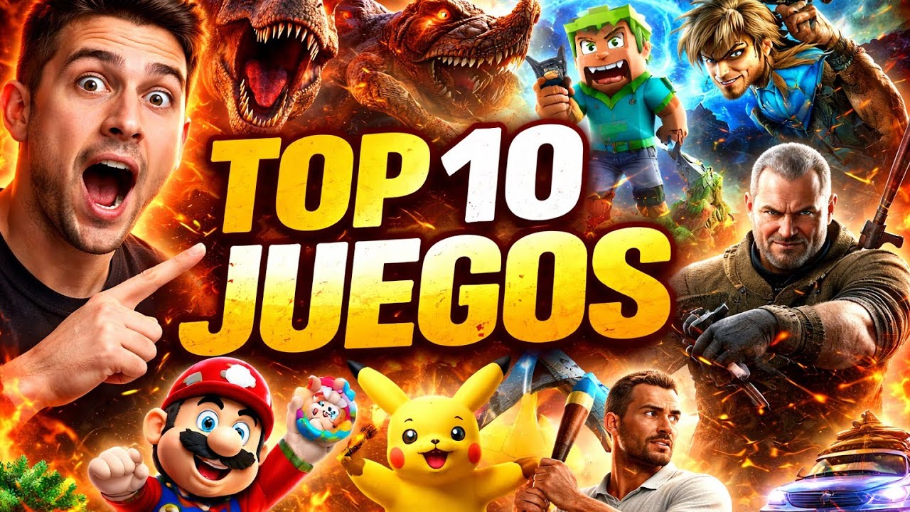 TOP 10 JUEGOS MÁS IMPORTANTES DE LA HISTORIA 🎮🔥- TheAkilesX
