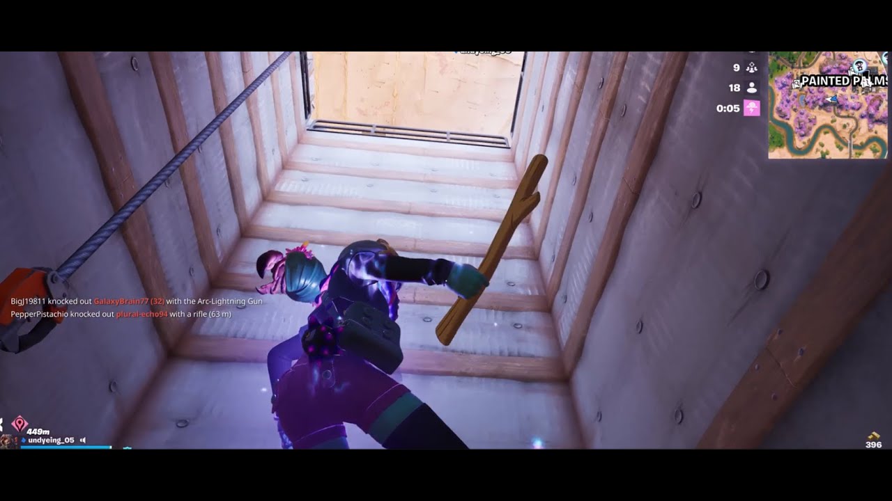 Fortnite Thrid win with stick of truth