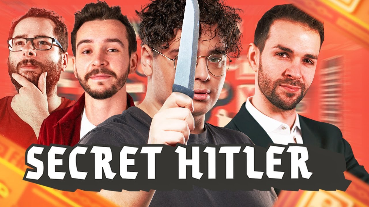 SOIRÉE JEUX DE TRAHISONS SUR SECRET HITLER AVEC DOMINGO, SKYYART, XARI, FUKANO...