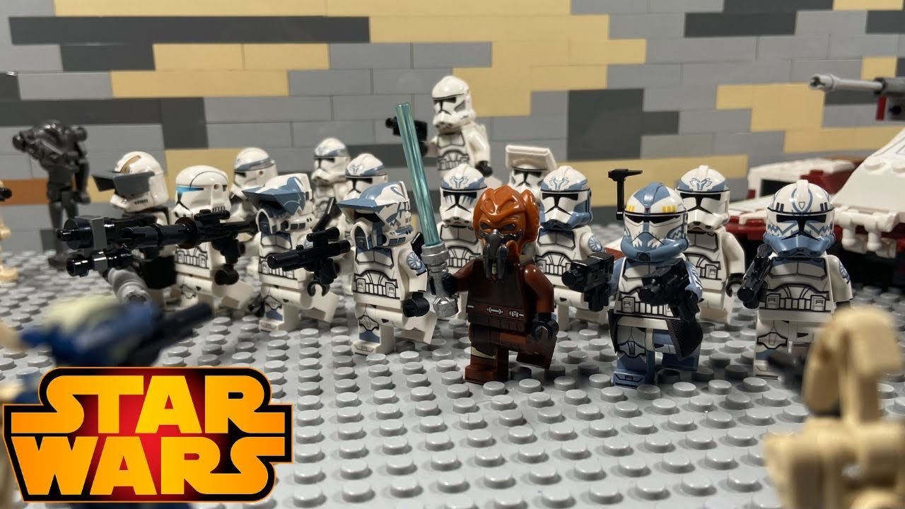 Пересмотр - Волчья стая, часть вторая - Lego Звездные войны: Войны клонов (покадровая анимация)