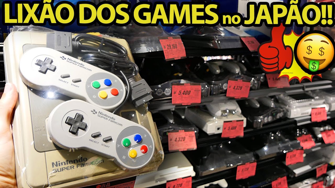 Lixão dos Games no Japão! Caçada gamer e raridades! HardOff
