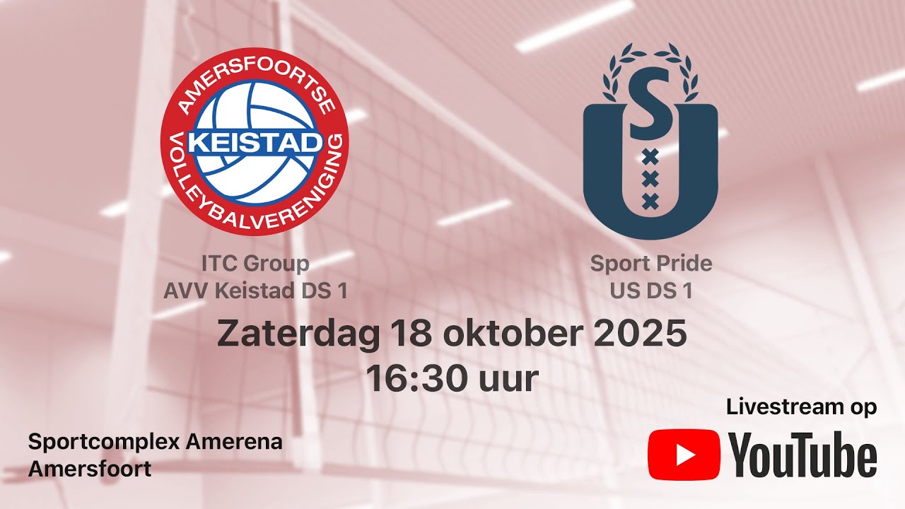 AVV Keistad DS 1 - US DS 1, Volleybal Dames Nationale Beker 2e Ronde