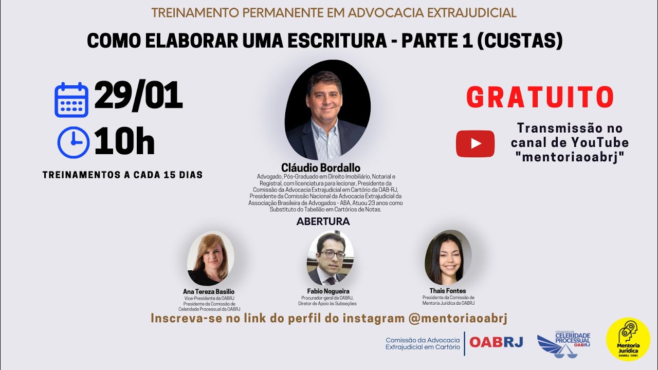 COMO ELABORAR UMA ESCRITURA - PARTE 1 (CUSTAS) - 29/01/2024