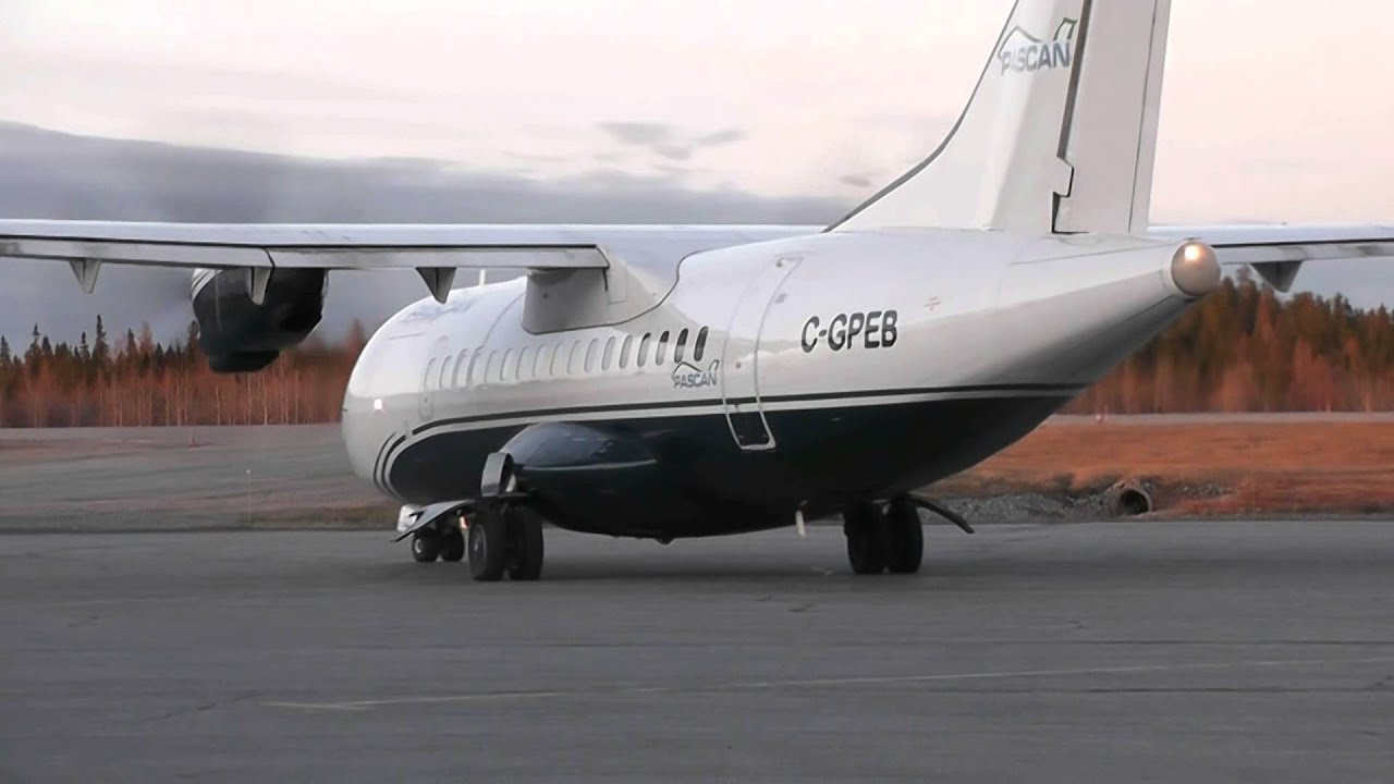Pascan Aviation | ATR 42-300 startup and takeoff | C-GPEB | Val-d'Or (CYVO)