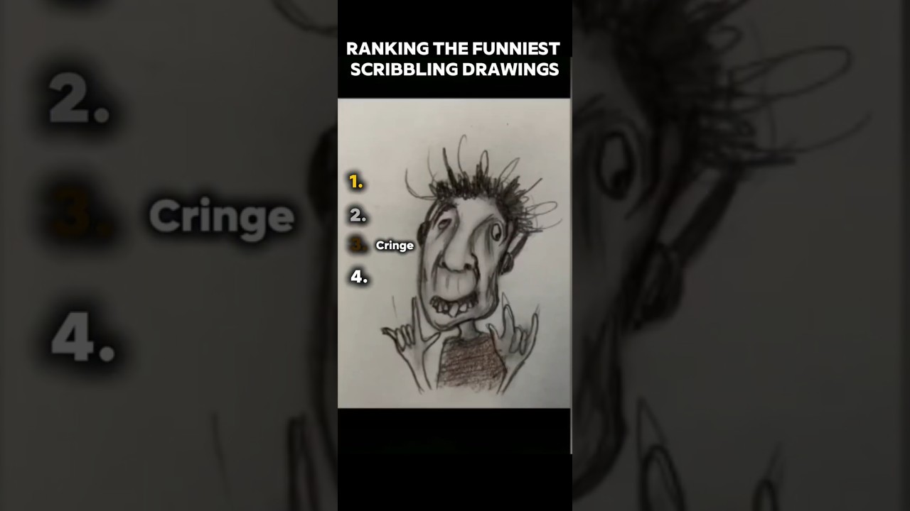 Ranking the funniest scribbling drawings 