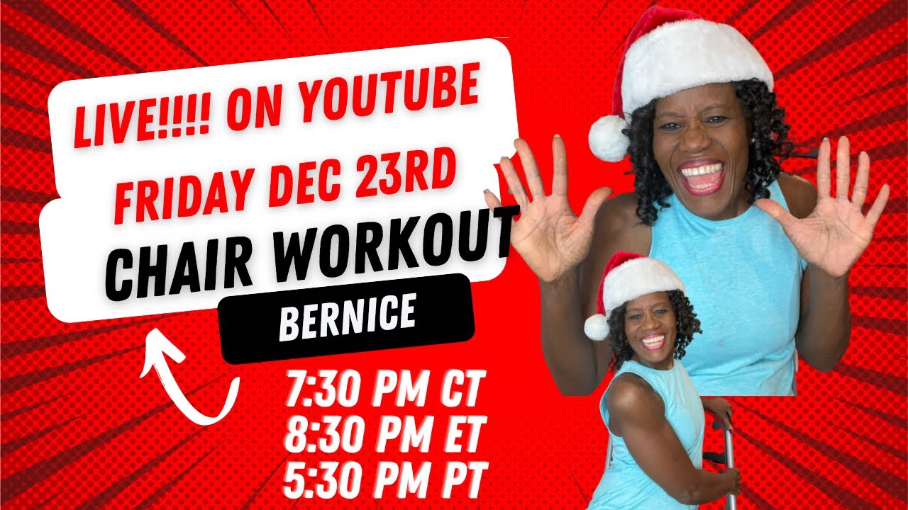 5 Minute 5 Exercises- Chair Workout