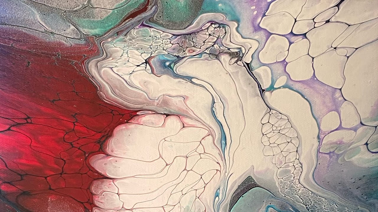 180-Testing Color Palatte #fluidart #acrylicpaint #oneofakind #colortest 