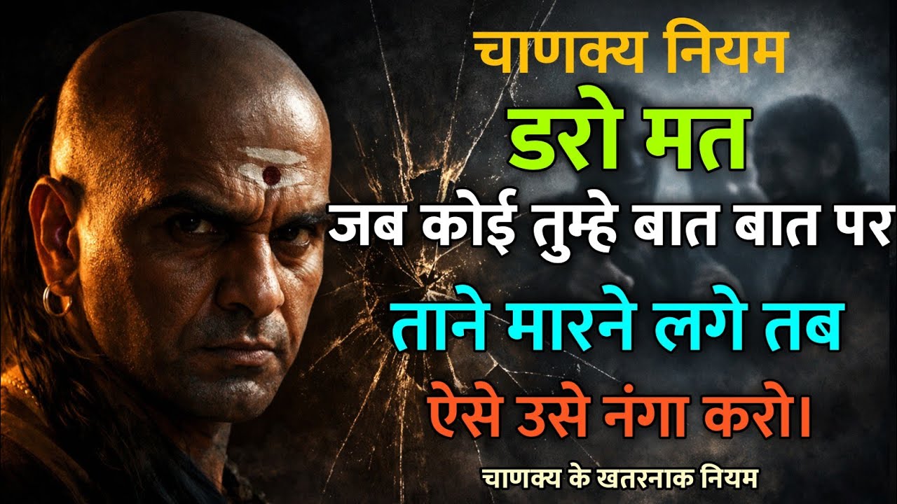 जब कोई बार-बार ताने मारे तो ऐसे दो मुंहतोड़ जवाब | चाणक्य की क्रूर नीति से शत्रु की हिम्मत तोड़ दो