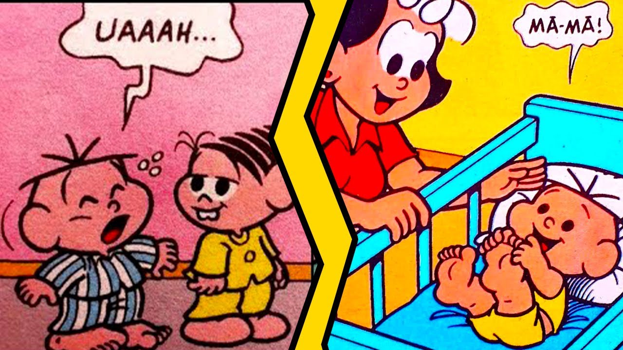 Quadrinhos da Mônica - Cebolinha e Mônica Bebês | Gibi Turma da Mônica