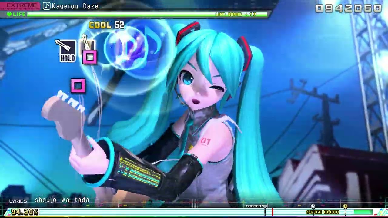 Kagerou Daze in Project Diva MegaMix+