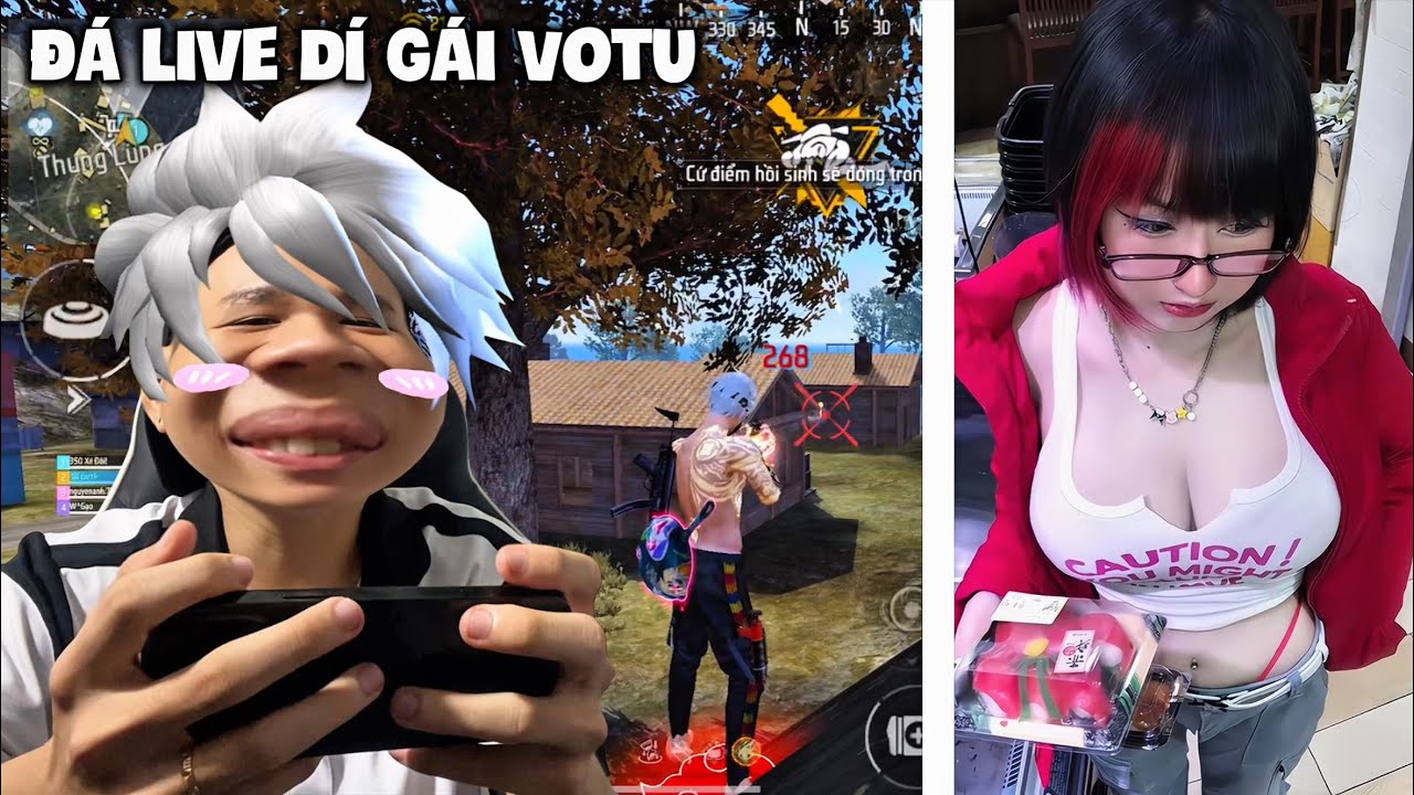 [Free Fire] KO SKIN SÚNG ĐÁ LIVE DÍ DÍ IDO VOTU KHÓC TỐ CÁO