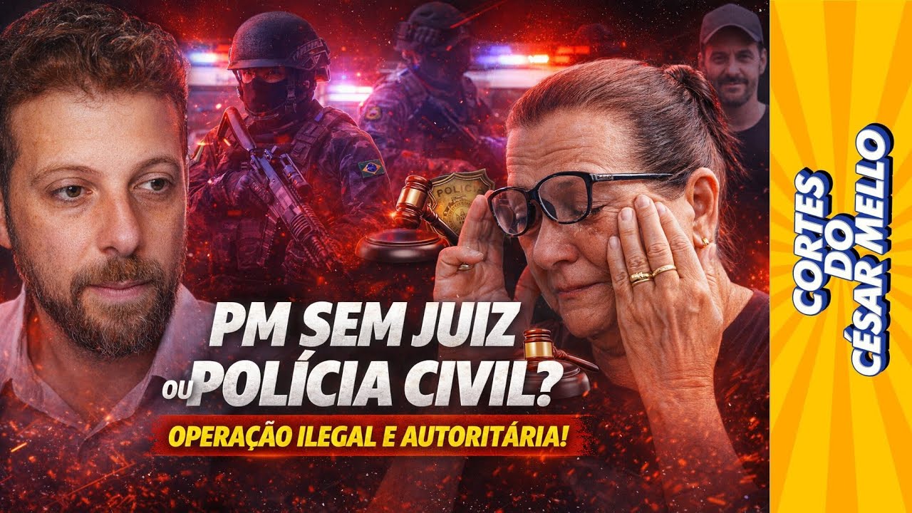 Polícia Militar fazendo operação é tudo nulo