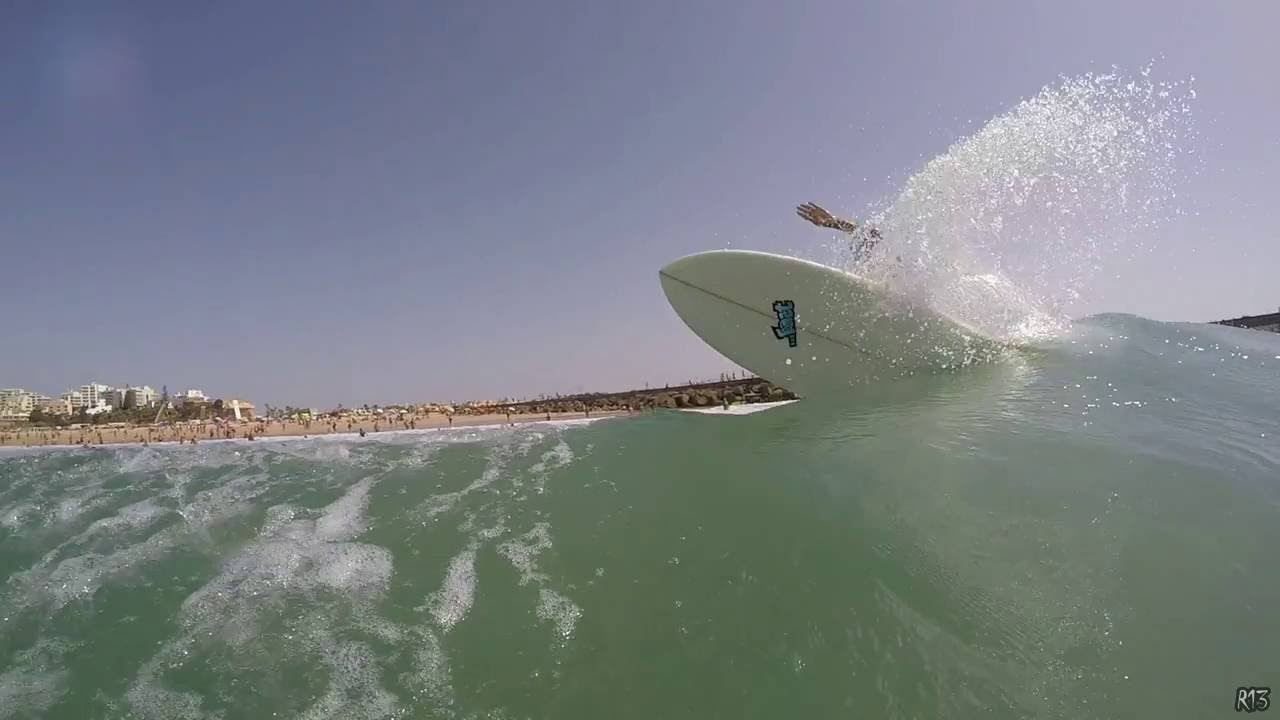 Surfing Home Praia da Rocha Portugal GoPro South Algarve