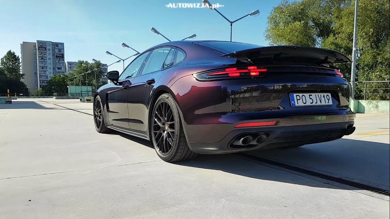 Porsche Panamera GTS 4.0 V8 460 hp exhaust sound, start up sound, revs, launch control