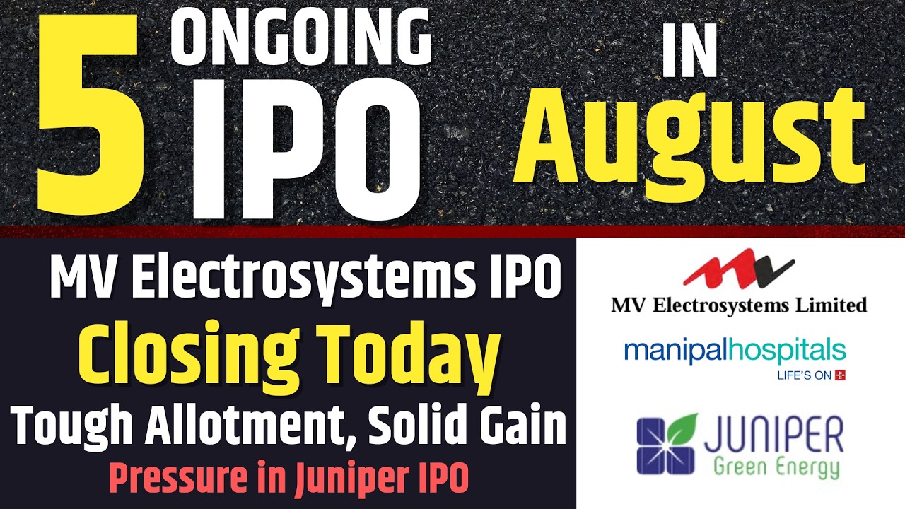 Closing Today💥MV Electrosystems IPO | Solid Action in Premiums