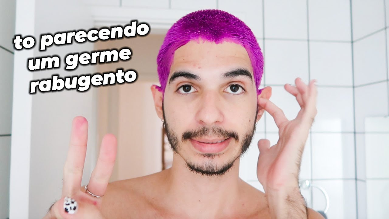 PINTANDO E DESTRUINDO MEU CABELO EM CASA *vlogzinho caotico*