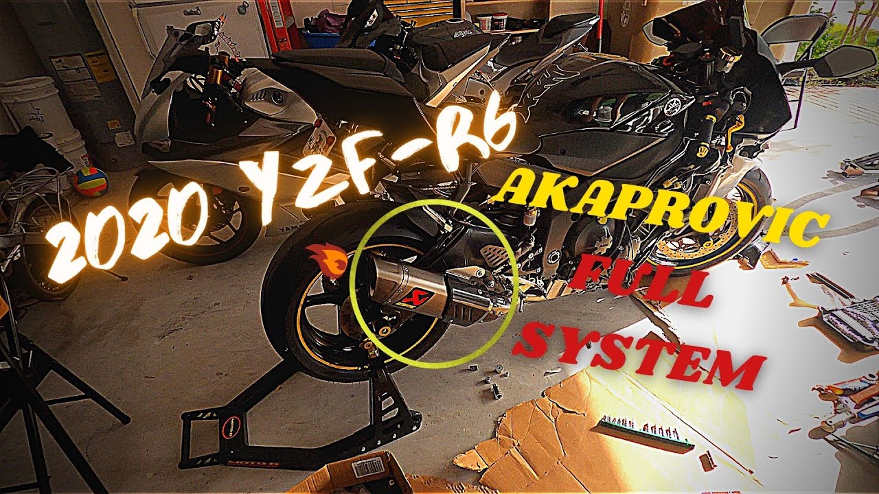 2019 Yamaha R6 Akrapovic Full Exhaust System