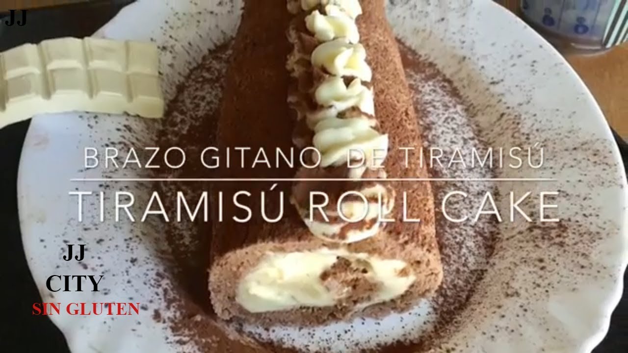 Brazo de Gitano de Tiramisú , relleno de la mas deliciosa crema|JJcitysingluten
