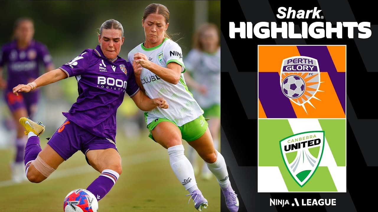 Perth Glory v Canberra United | SHARK HIGHLIGHTS | Ninja A-League 2025-26 | Round 17