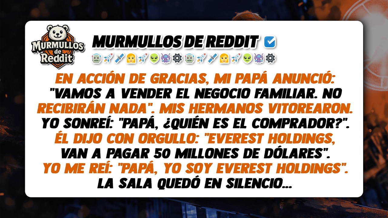 En Acción de Gracias, mi papá anunció: 