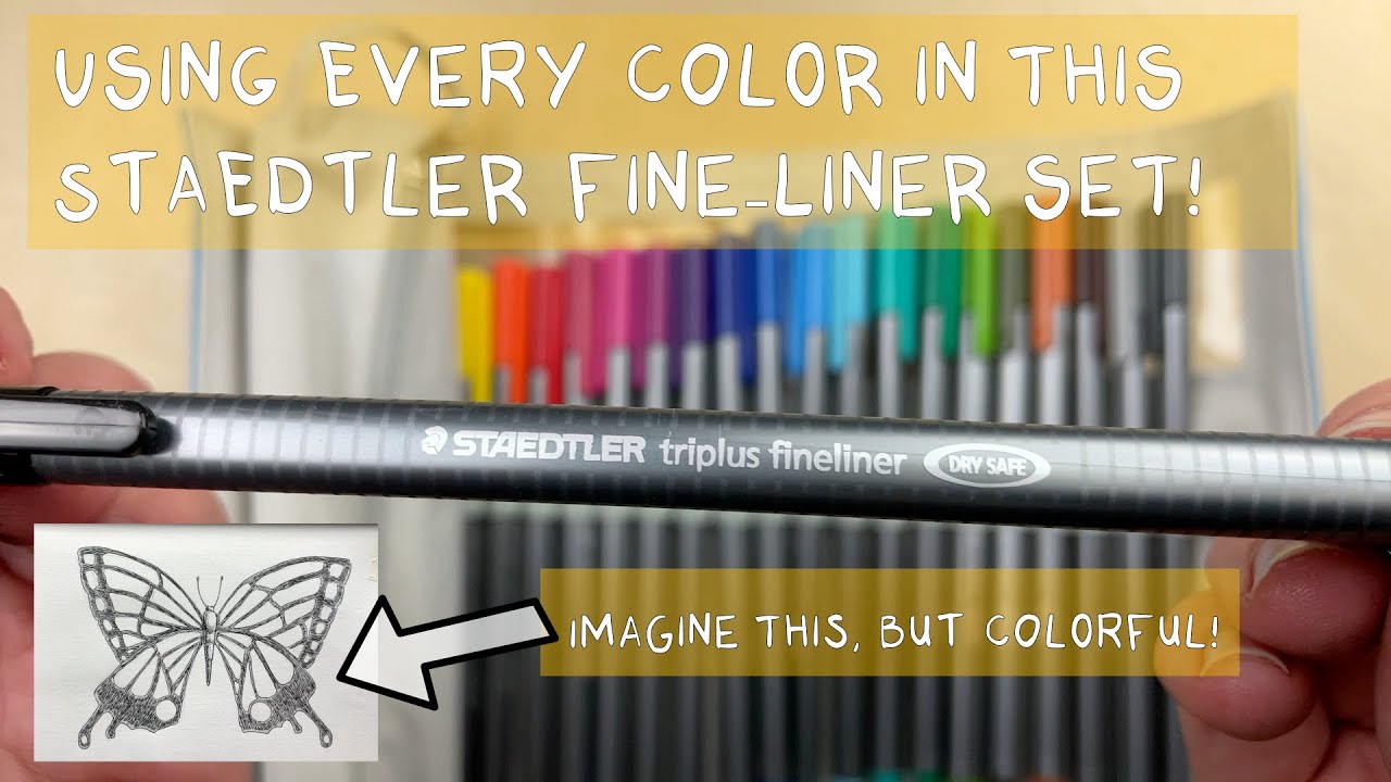 Staedtler Triplus Fine-liner 16 color set: an artist’s review