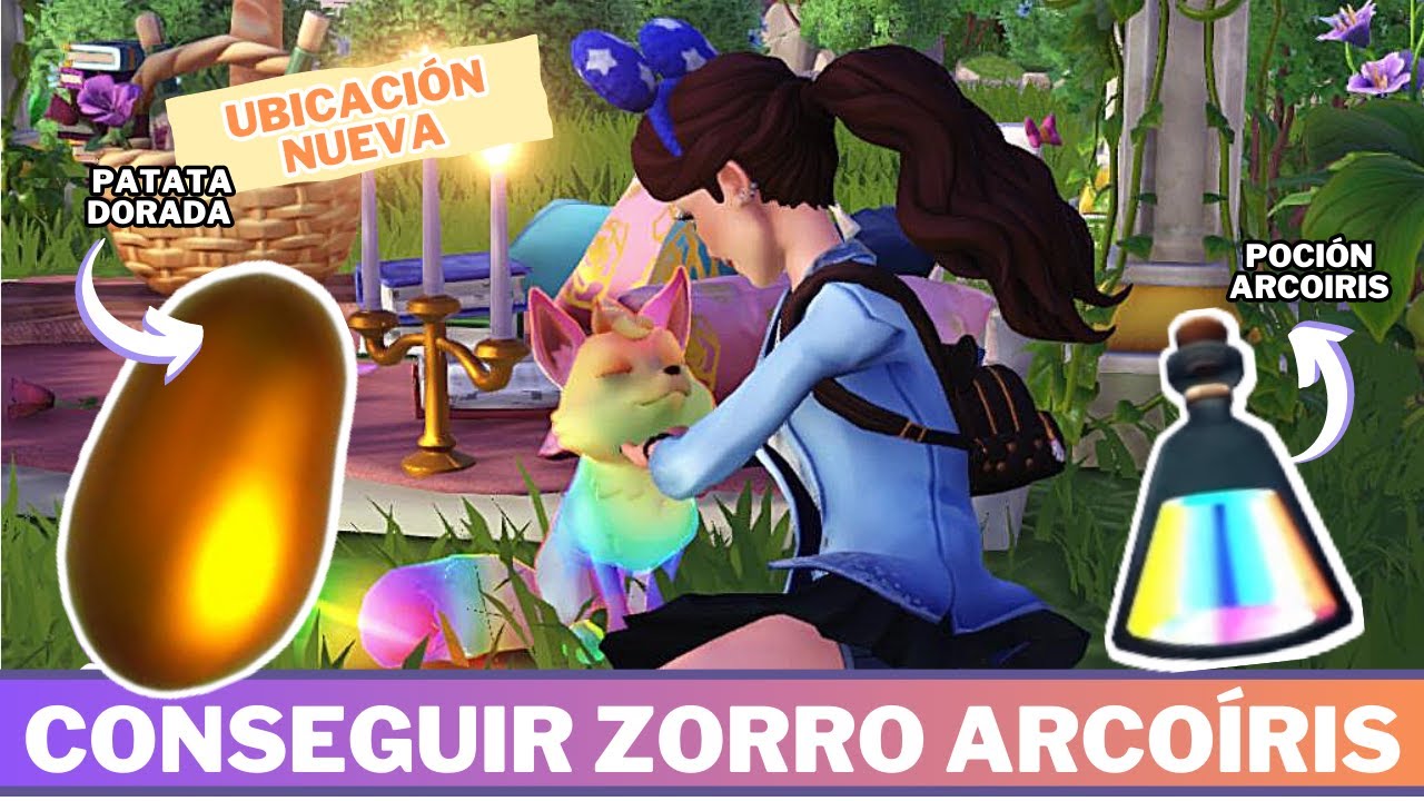C&Oacute;MO CONSEGUIR ZORRO ARCO&Iacute;RIS + UPDATE PATATA DORADA | Disney Dreamlight Valley