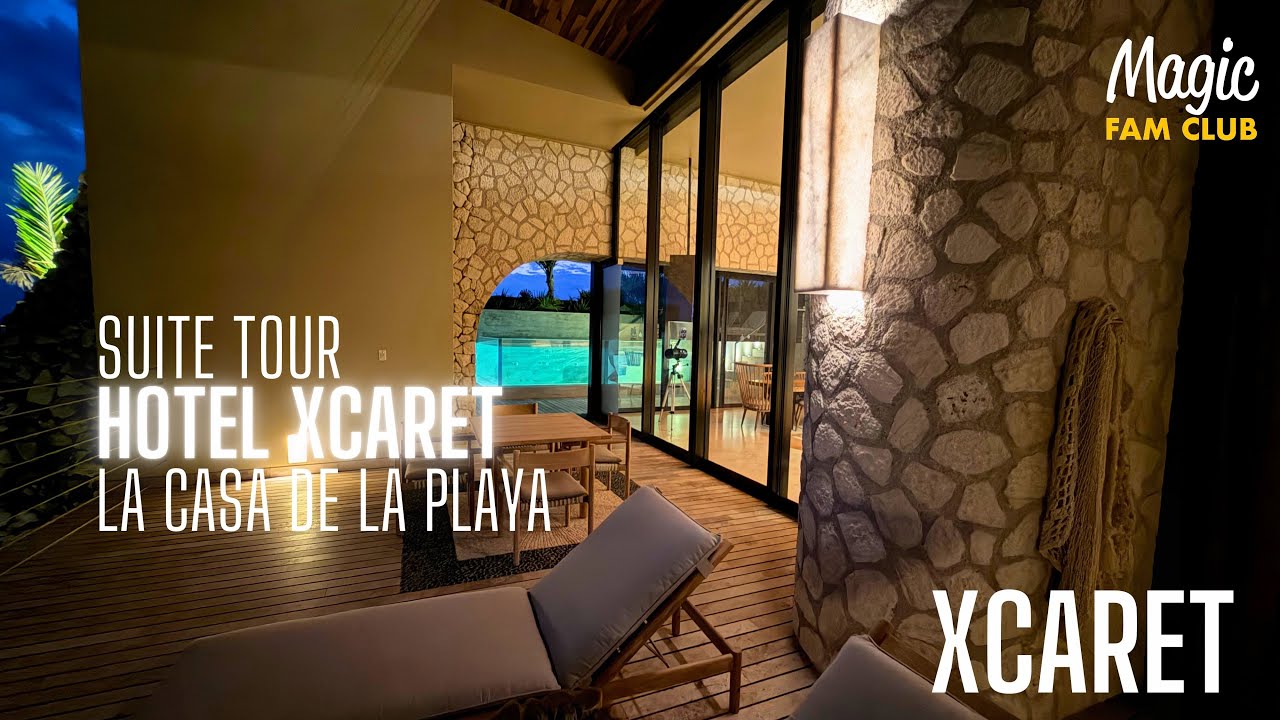 Hotel Xcaret La Casa de La Playa Suite Room Tour 