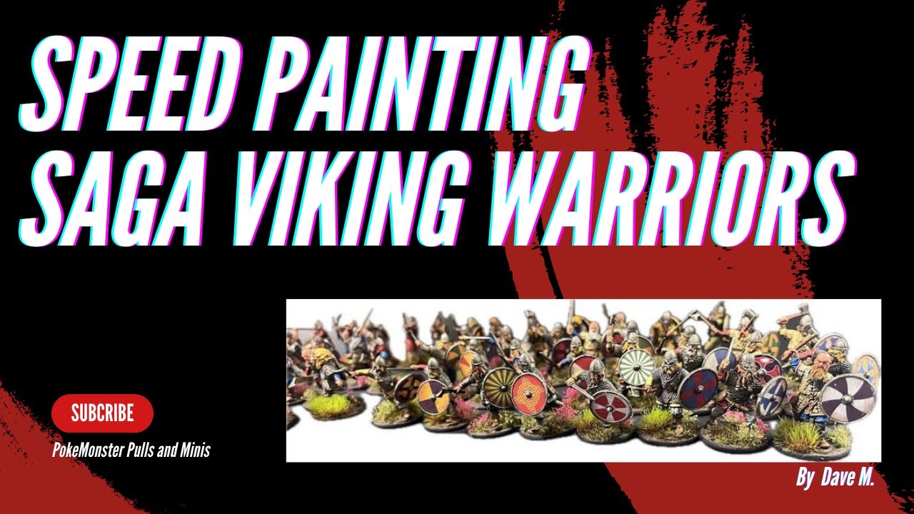 Speed Painting Saga Viking Warriors