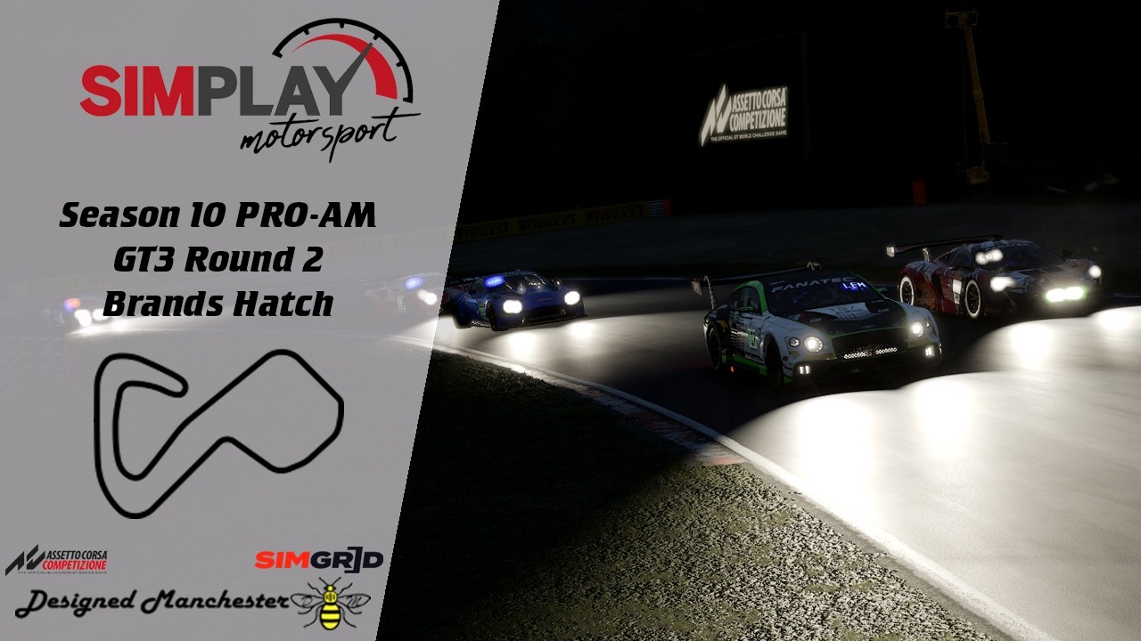 Assetto Corsa Competizione | PRO-AM | Brands Hatch | Round 2 | Season 10 | PS5 and XBOX X/S