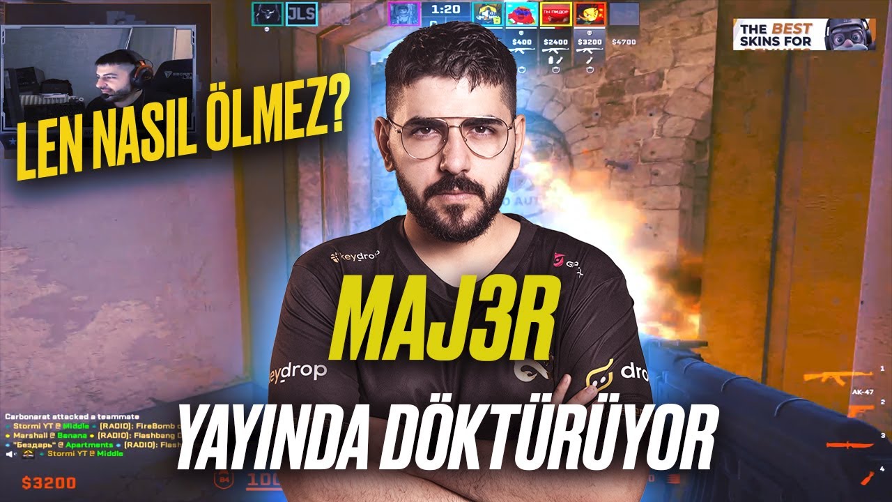 MAJ3R YAYINDA DÖKTÜRÜYOR! YENİ SMOKE VE FLASHLAR! Eternal Fire CSGO