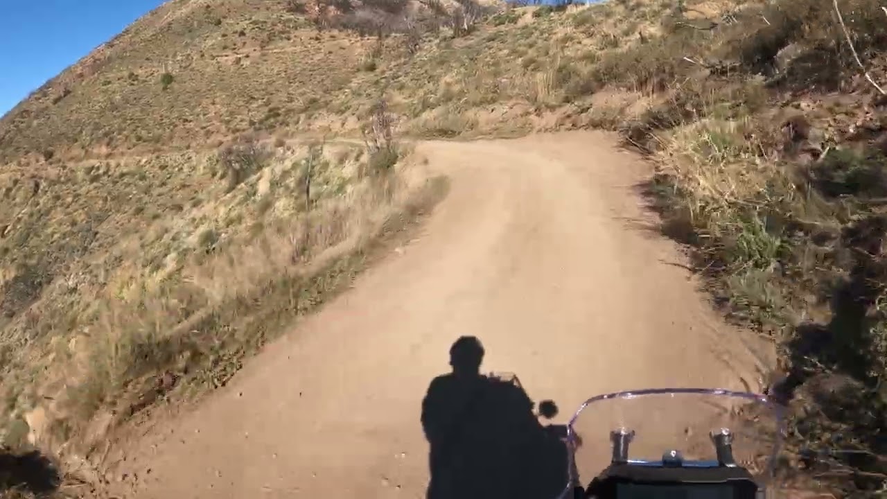 Santiago Peak descent - Ibex 450