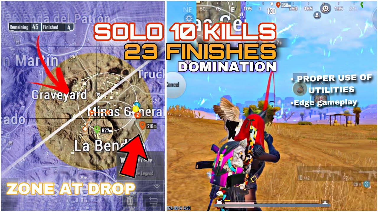 WHEN ZONE COMES TO HOME💀| SOLO 10 FINISHES 🚀~