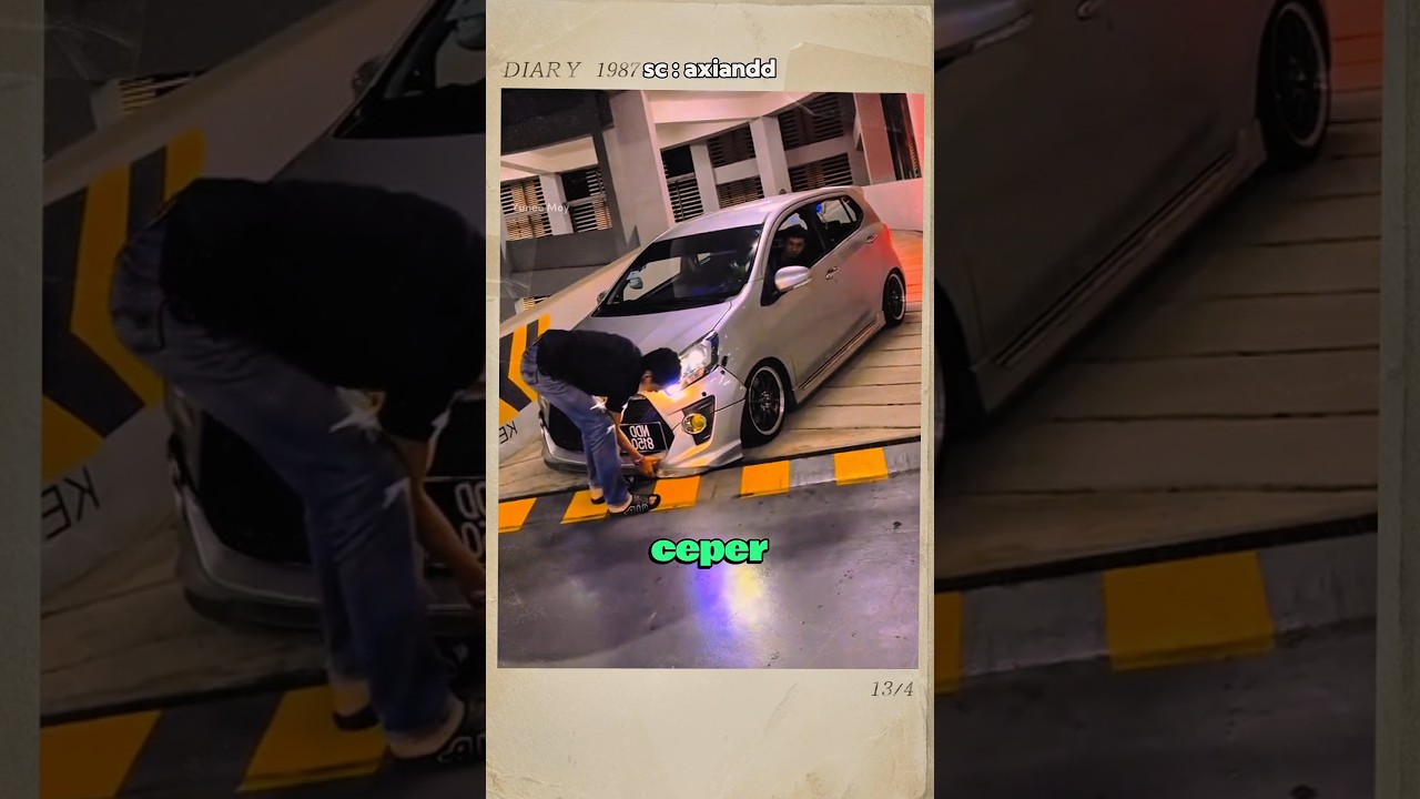 Ketika bawa mobil ceper ke mall