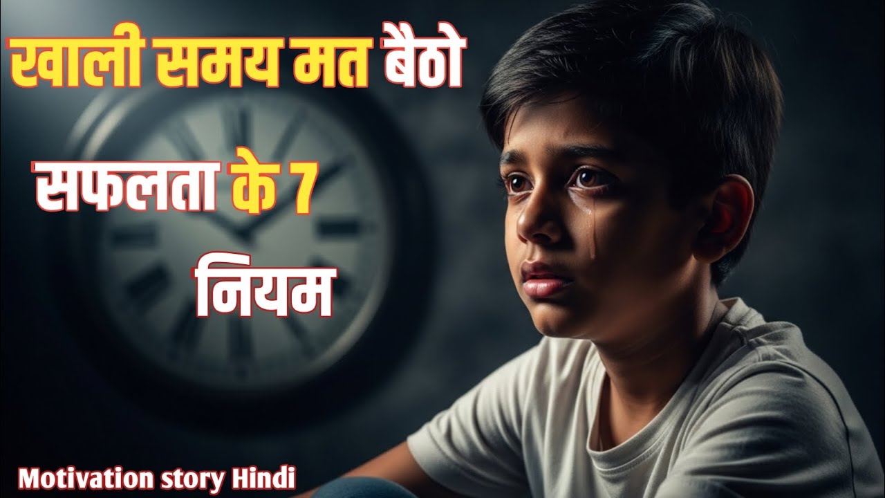 खाली समय ⏲️बना सबसे बड़ा दुश्मन | सफलता के 7 नियम।एक प्रेरणादायक सच्ची कहानी Motivational Story।