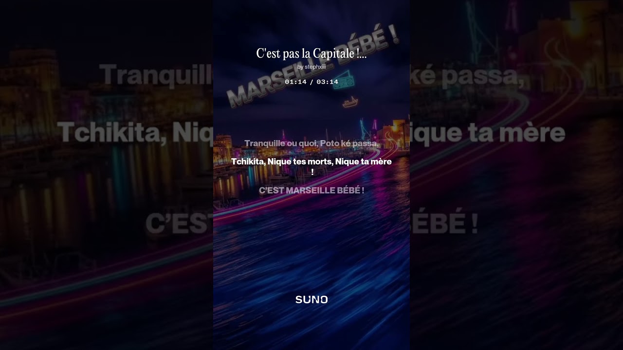 C'est Marseille Bébé !!!