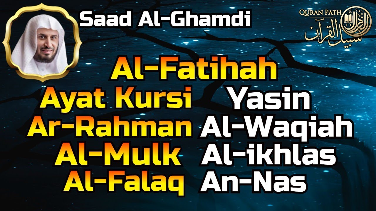 Al Fatihah, Ayat Kursi, Yasin, Ar Rahman, Al Waqiah, Al Mulk, Most Powerful Quran Surahs For Healing