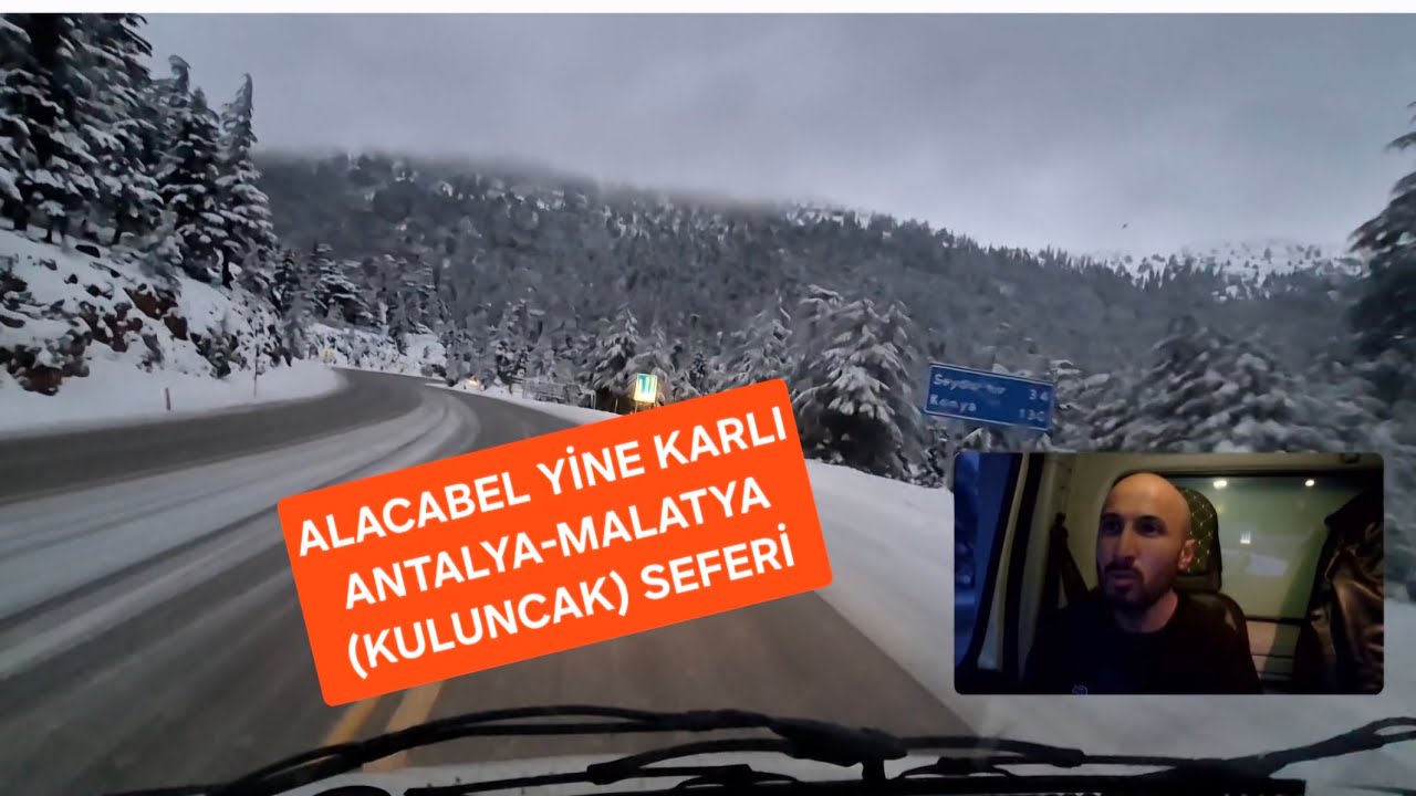 KARTPOSTALLIK ALACABEL RAMPASI ☃️ YAĞDONDURAN TÜNELİ🙋‍♂️ KULUNCAK-DARENDE ARASI DAĞ YOLU❗️
