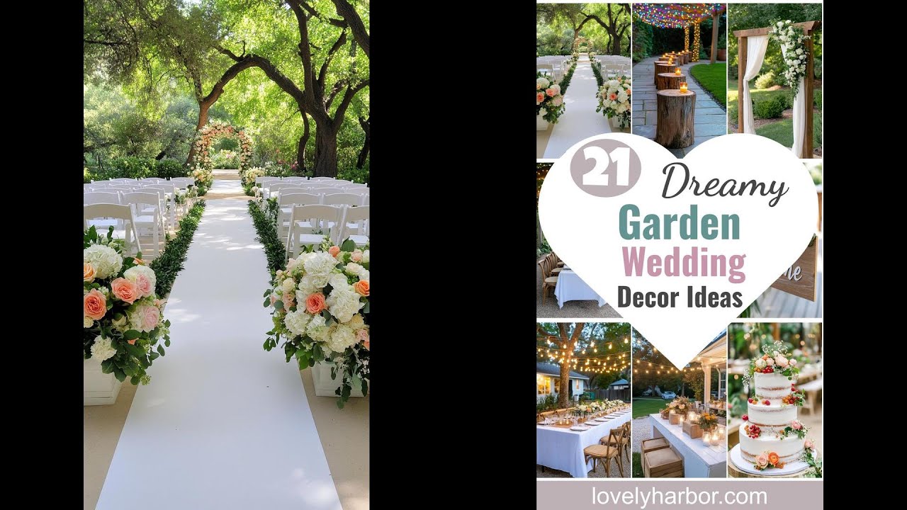 21 Dreamy Garden Wedding Decor Ideas