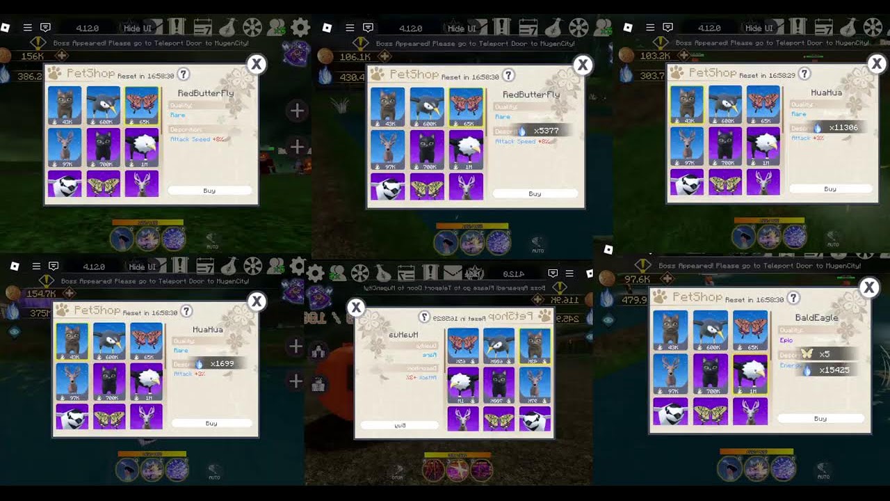 SHINOBU GRINDING AUTOCLICK AFK INSECT STYLE + FLOWER DAY 6[ SOUL SIMULATOR ROBLOX AFK 6 ACCOUNTS...