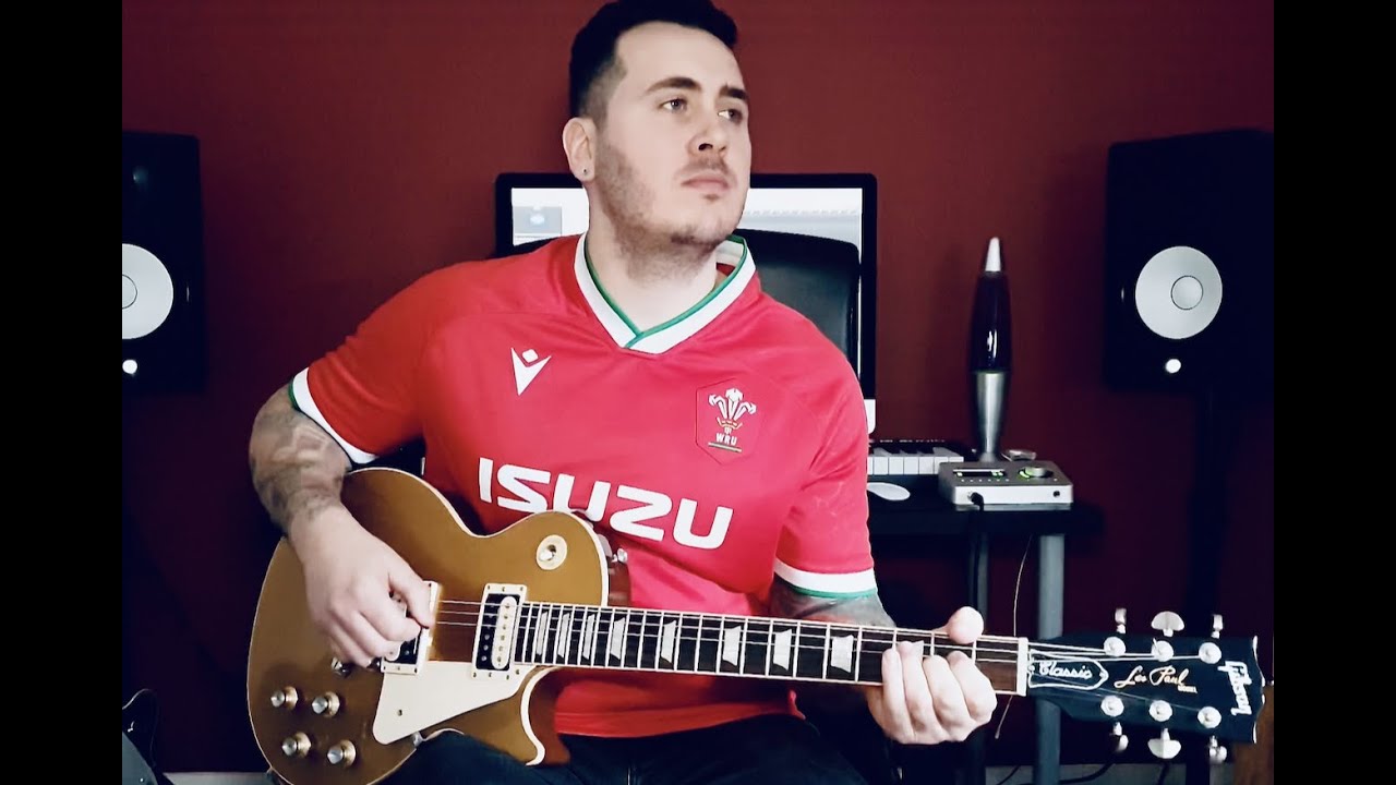 Welsh National Anthem - Guitar Cover #guitarsolo #2023 #rugbyworldcup