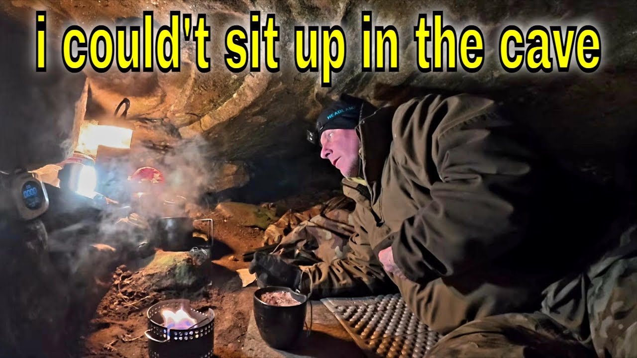 BIVVI CAMP IN A VERY SMALL CAVE