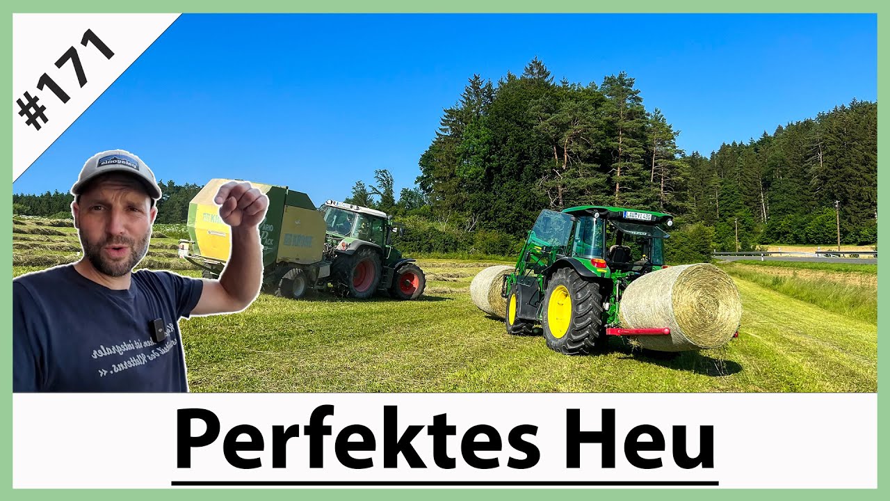 Heuernte 2024 - Vom Regen in die Traufe - Einstreu statt Heu